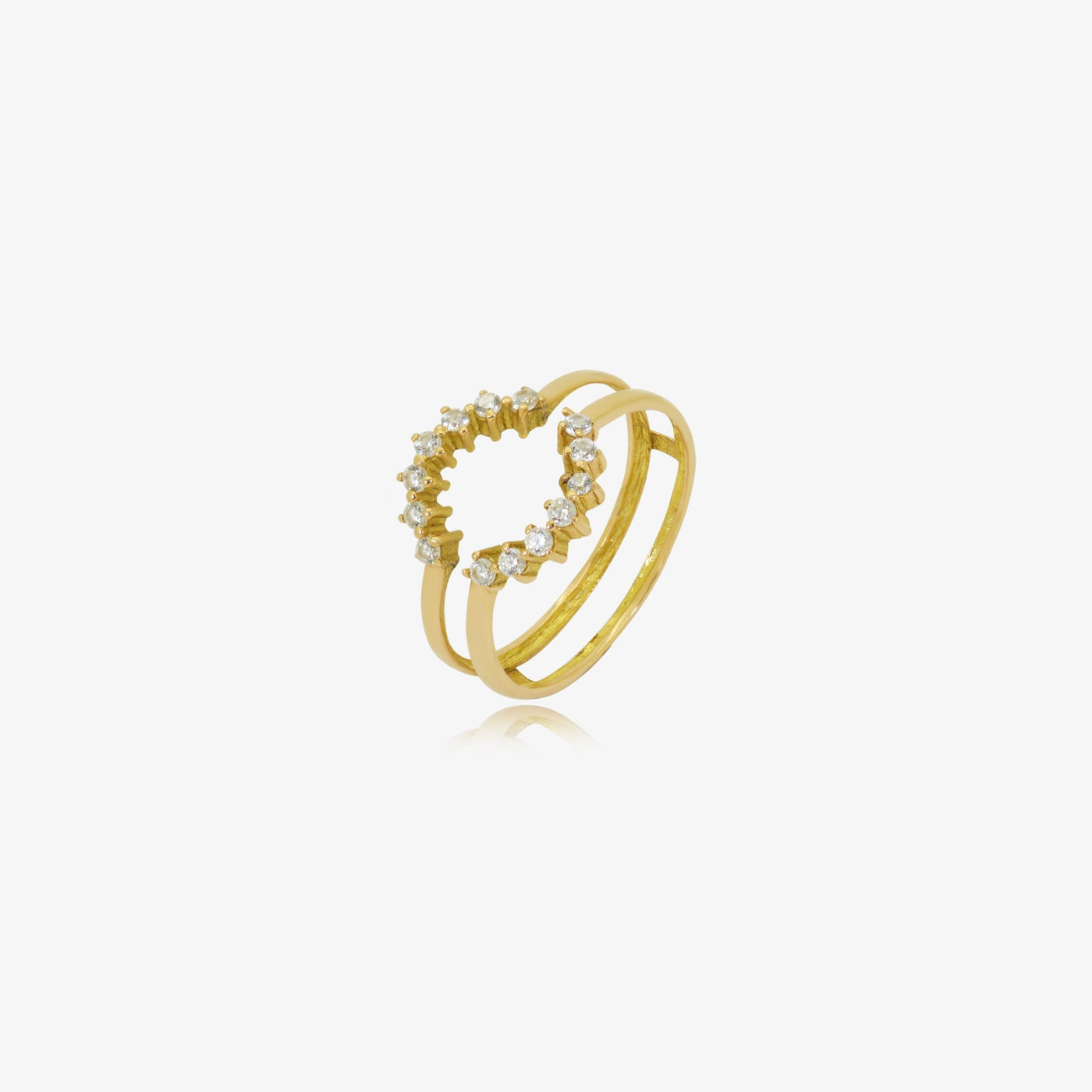 Rose Solitaire En Or 18K et Diamant — image 3