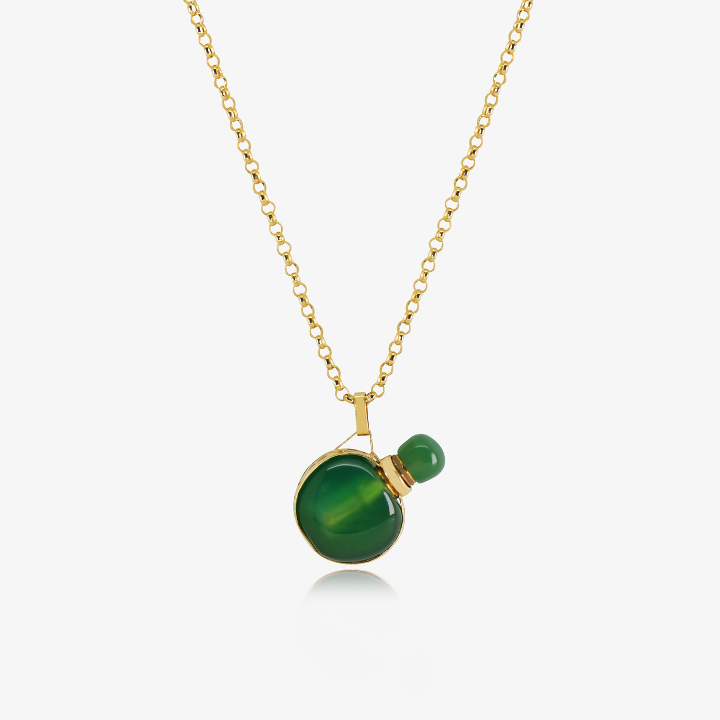 Collier Verdea En Or 18K - Flacons Pierres naturelles — image 1