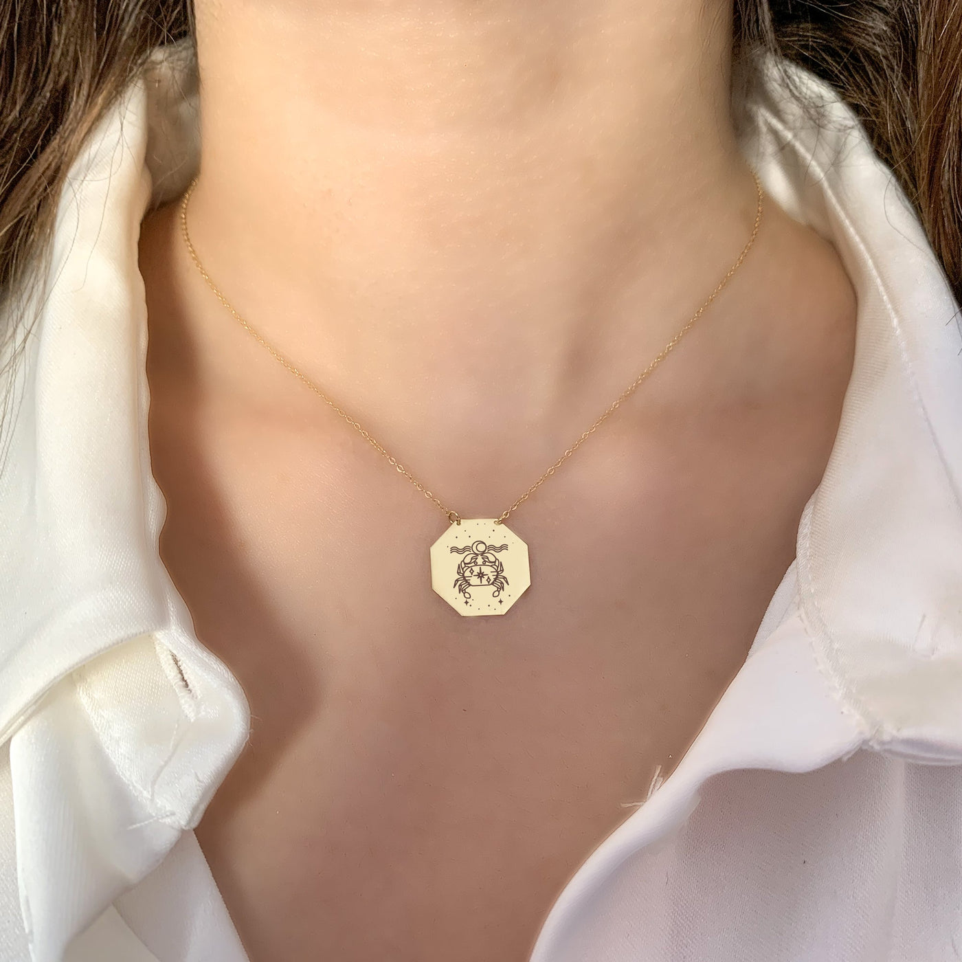 Collier Zodiac V2 Personnalisé en Or 18K — image 2