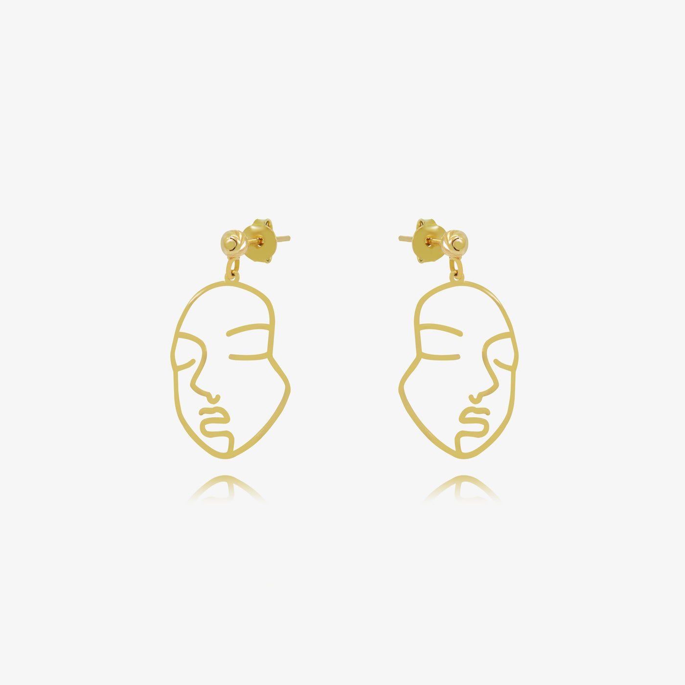 Boucle Visage en Or 18K — image 1