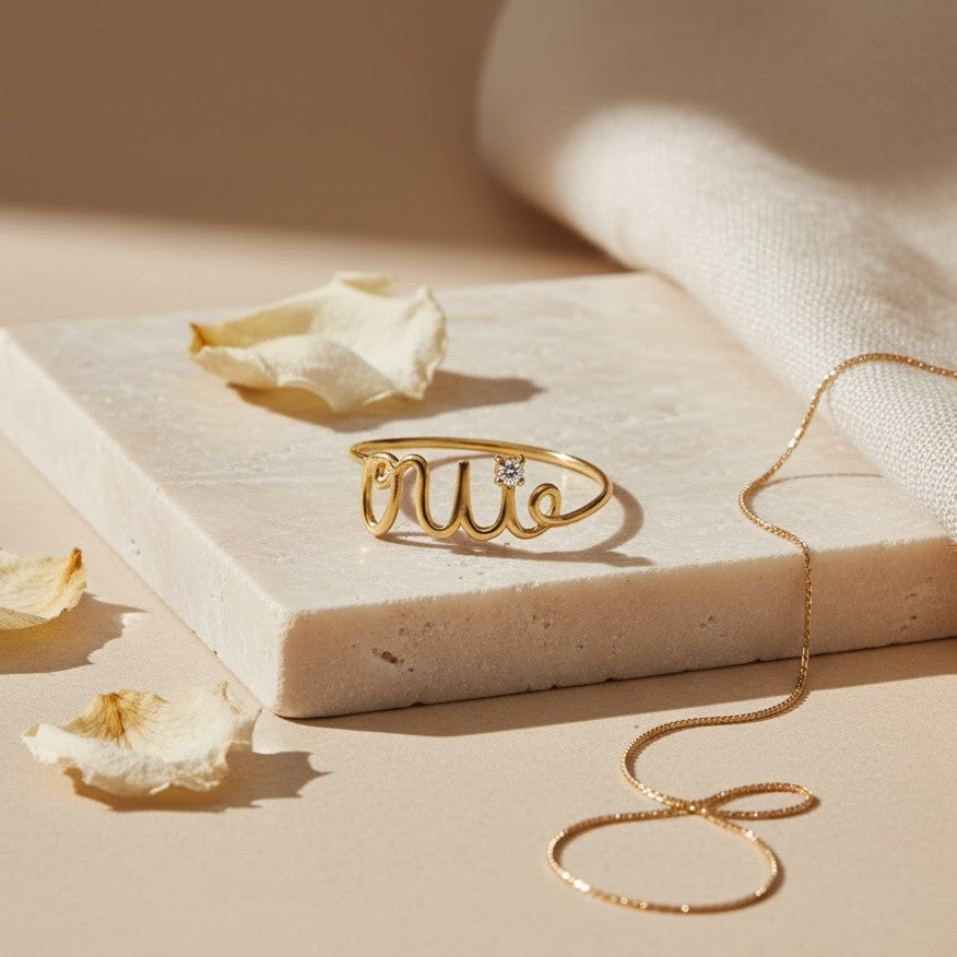 Bague Oui en Or Blanc 18K — image 5