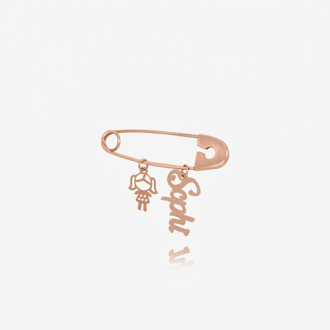 Broche Bébé Prénom en Or 18K — image 3