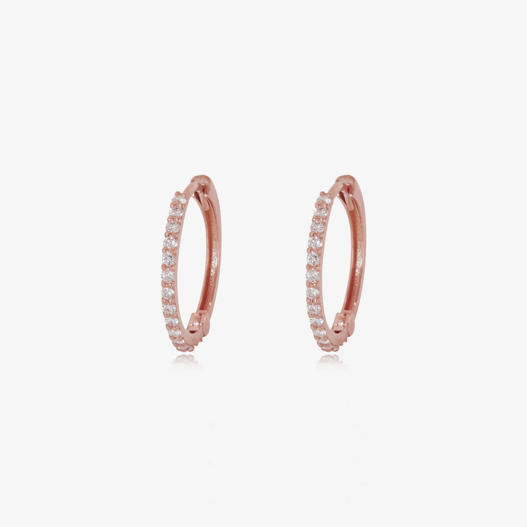 Créoles Diamant Naturel En Or 18K — image 3
