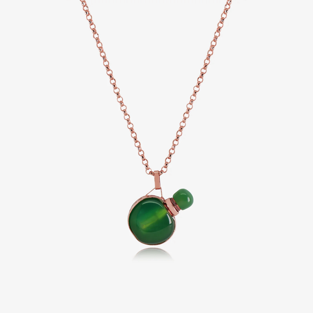 Collier Verdea En Or 18K - Flacons Pierres naturelles — image 3