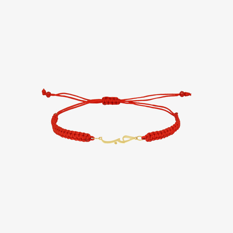 Bracelet Cordon Tressé Hob en Or 18K
