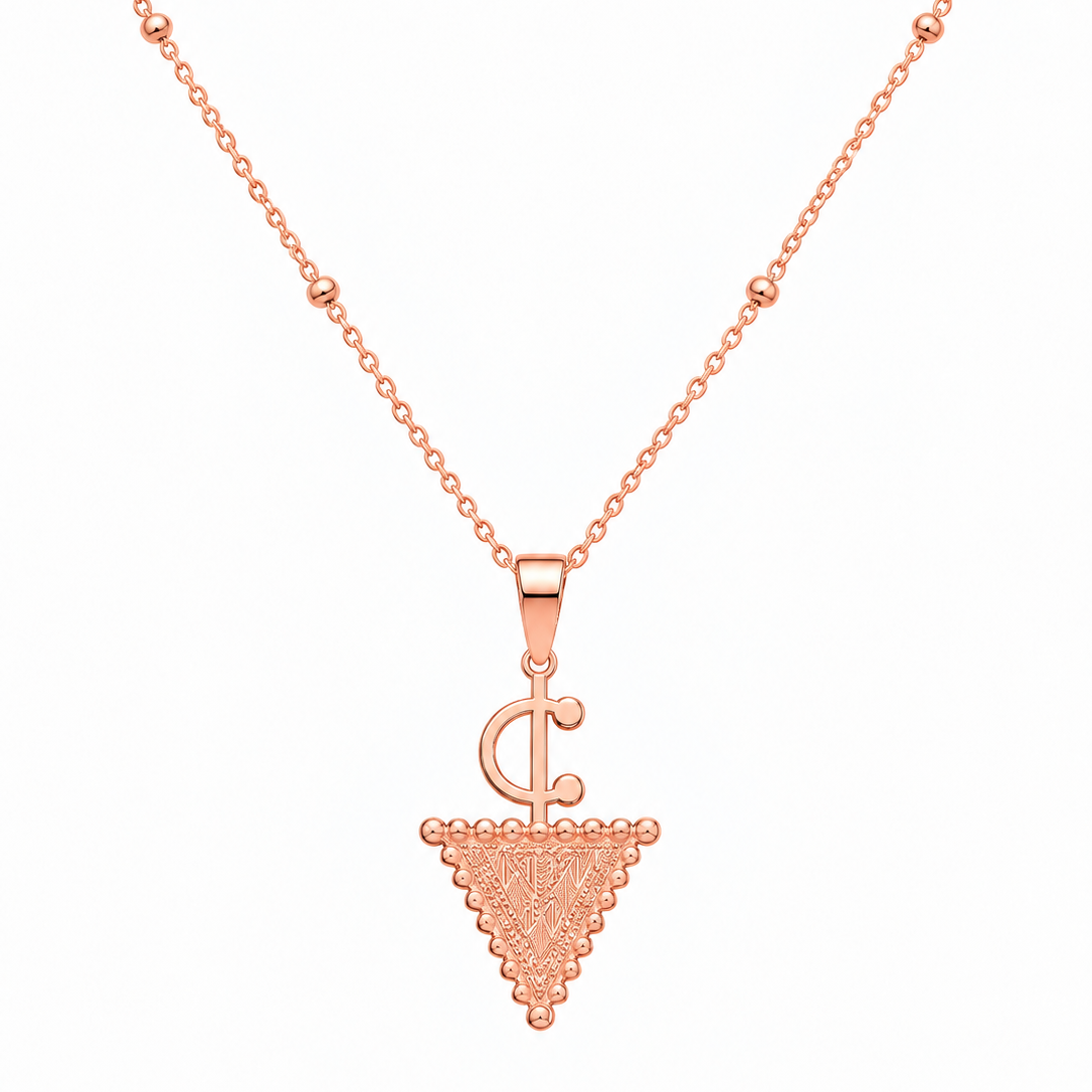 Engraved Amazigh Necklace in 18K Gold — image 2