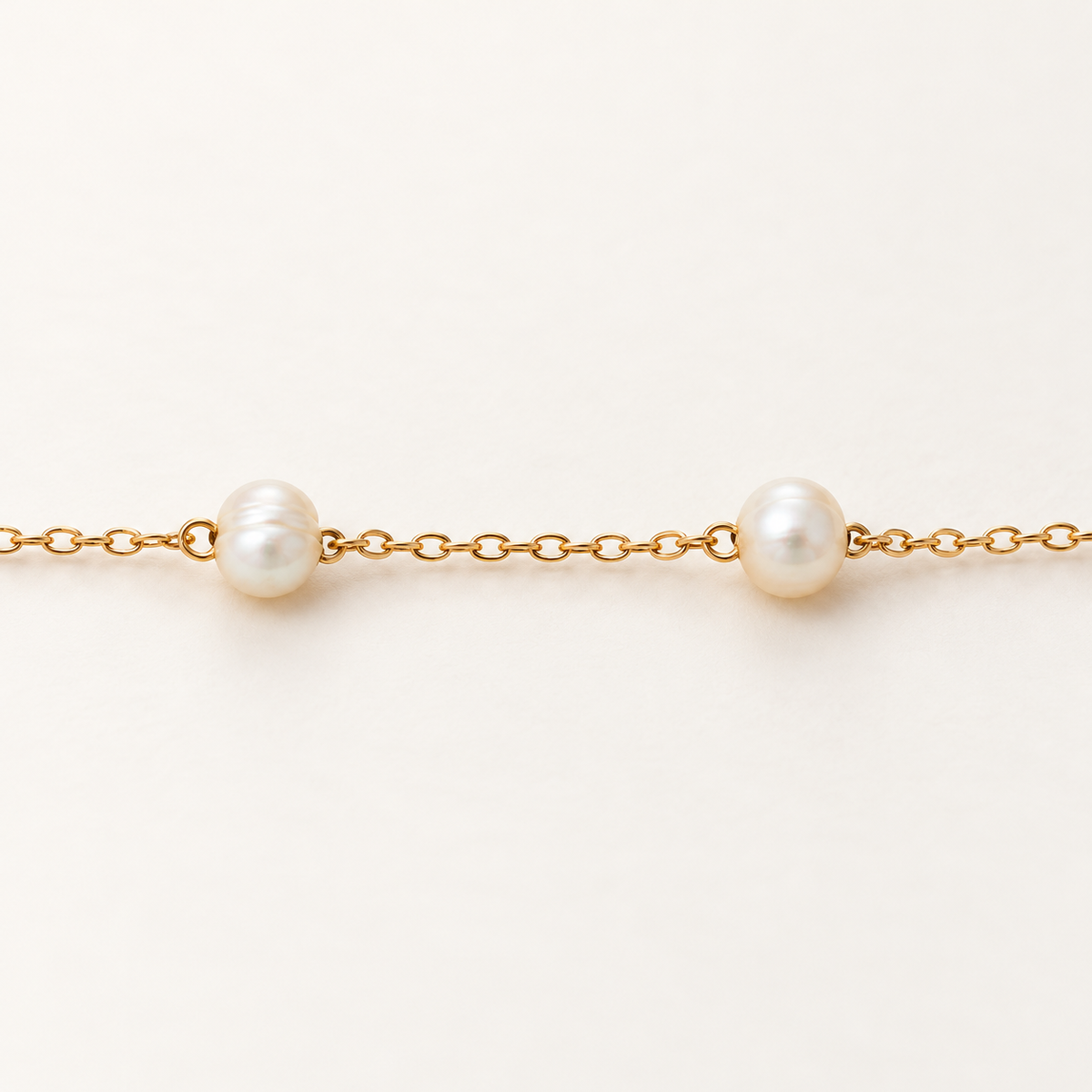 Delicate Duo Bracelet in 18K Gold — image 1