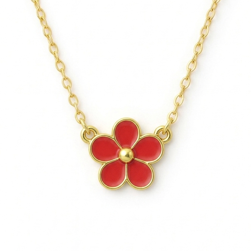 Collier Rose en Or 18K — image 1