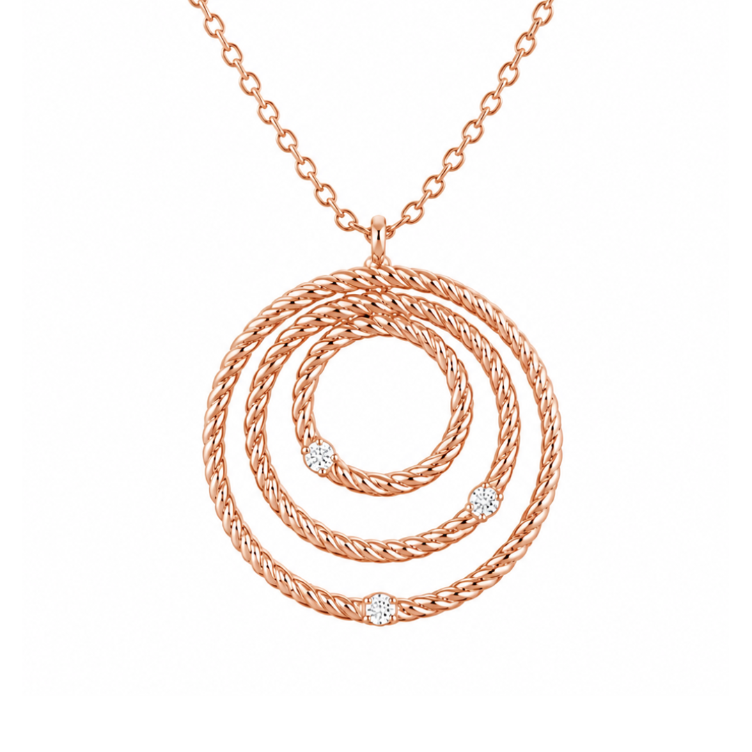 Collier Trois Cercles en Or 18K — image 3