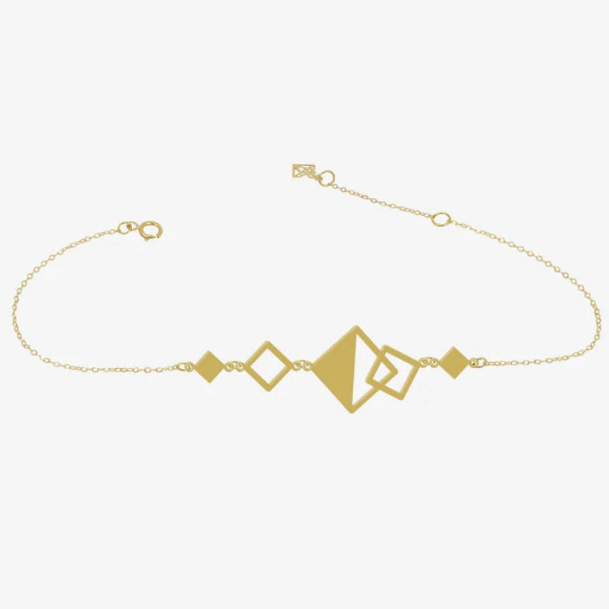 Gourmette regard croisé en Or 18K — image 1