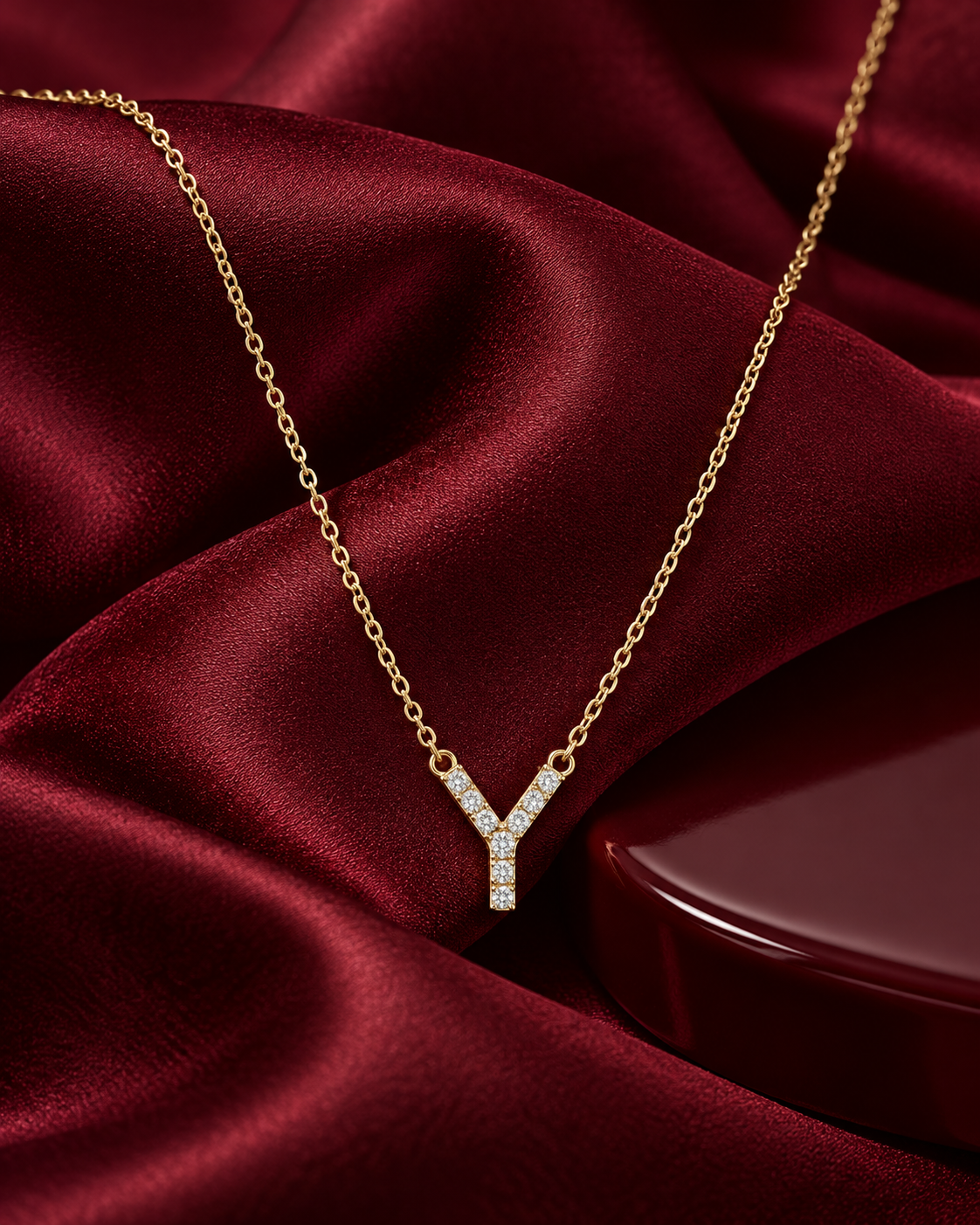 Collier Initiale Éclat en Or 18K — image 3