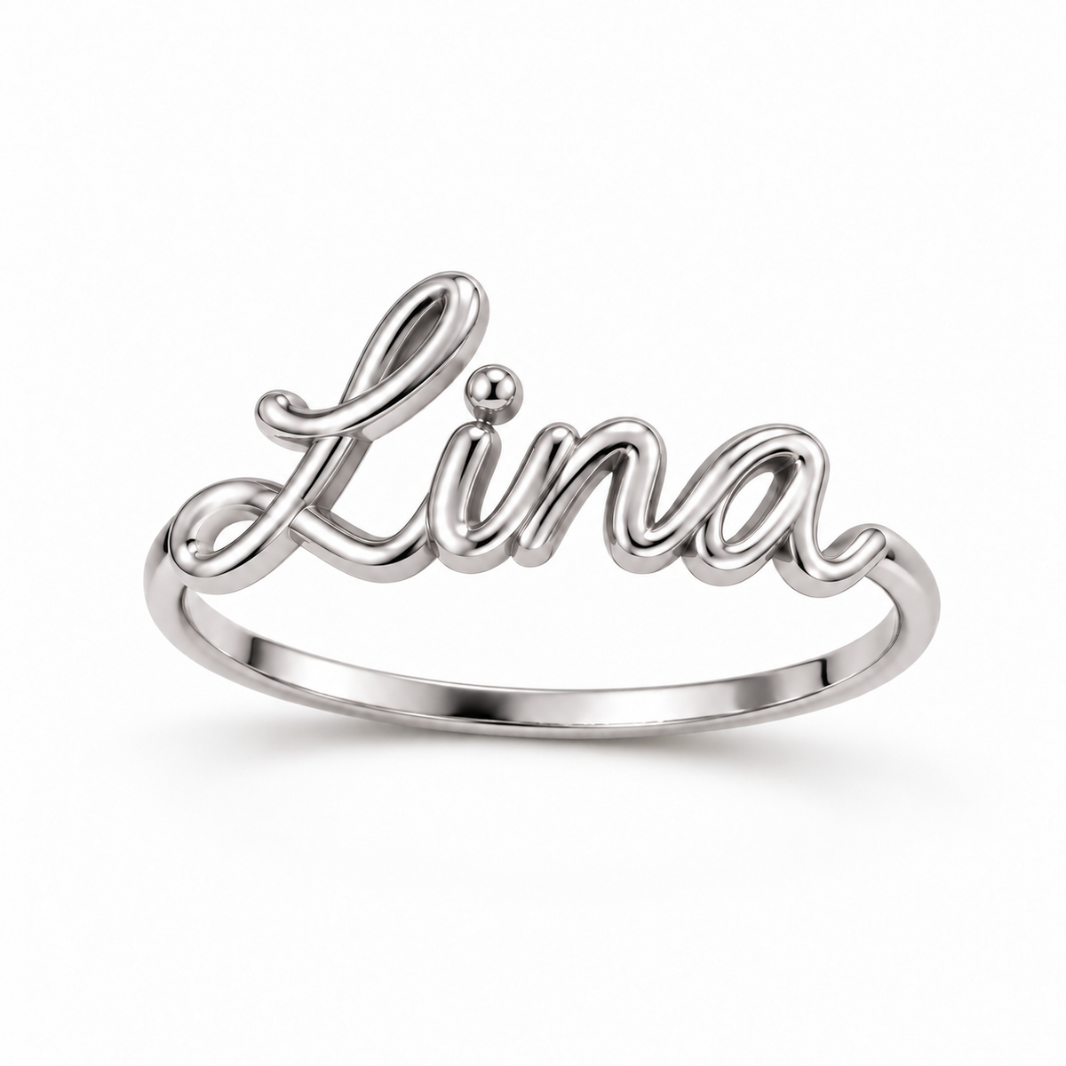 Bague Prénom Signature Relief 3D en Or 18K — image 3