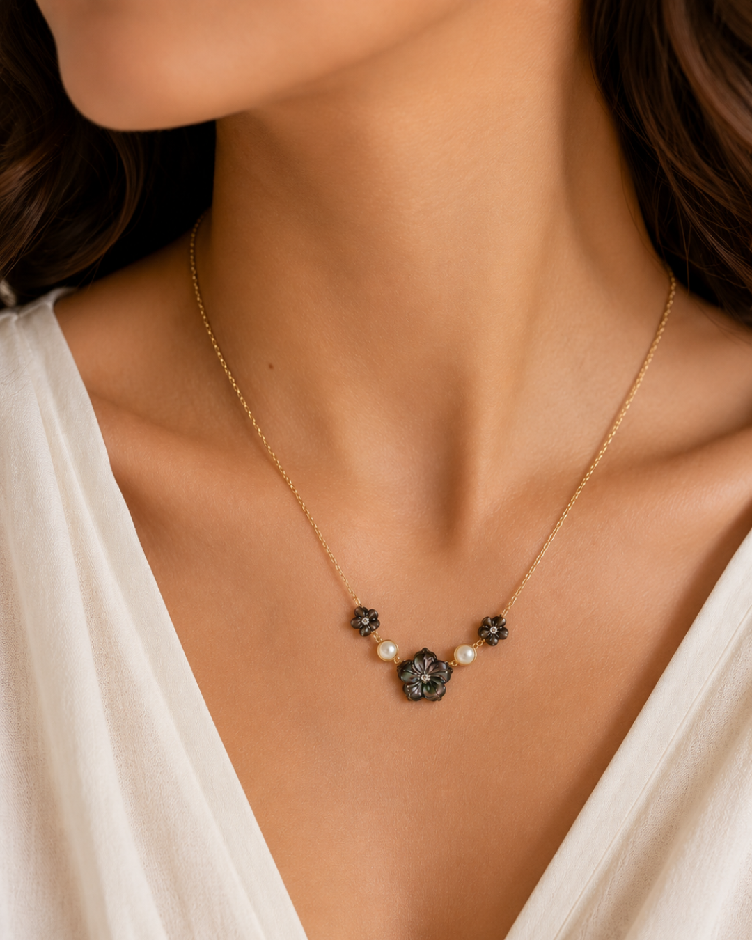 Collier Corolle de Nacre en Or 18K — image 4