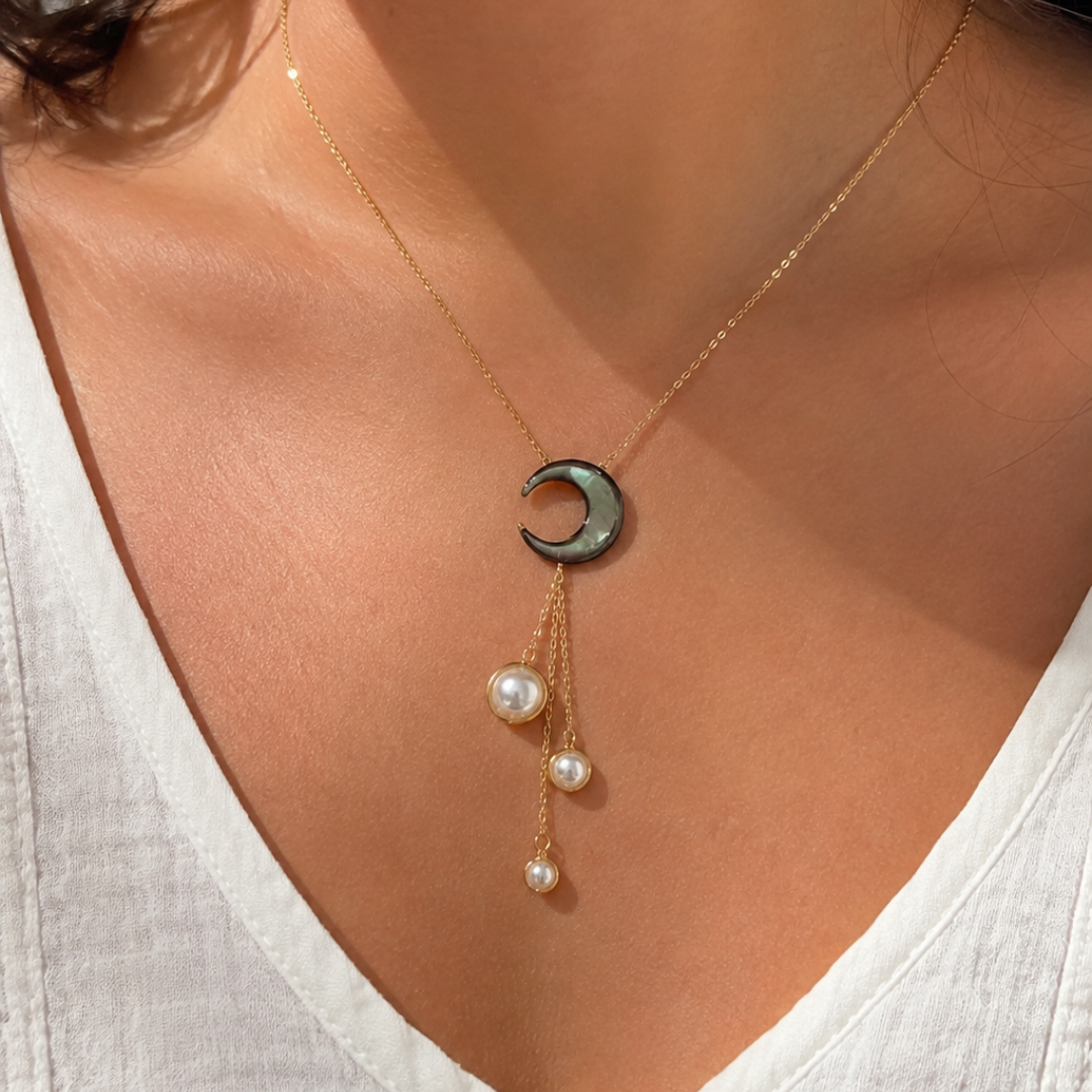 Collier Lunes en Or 18K — image 2