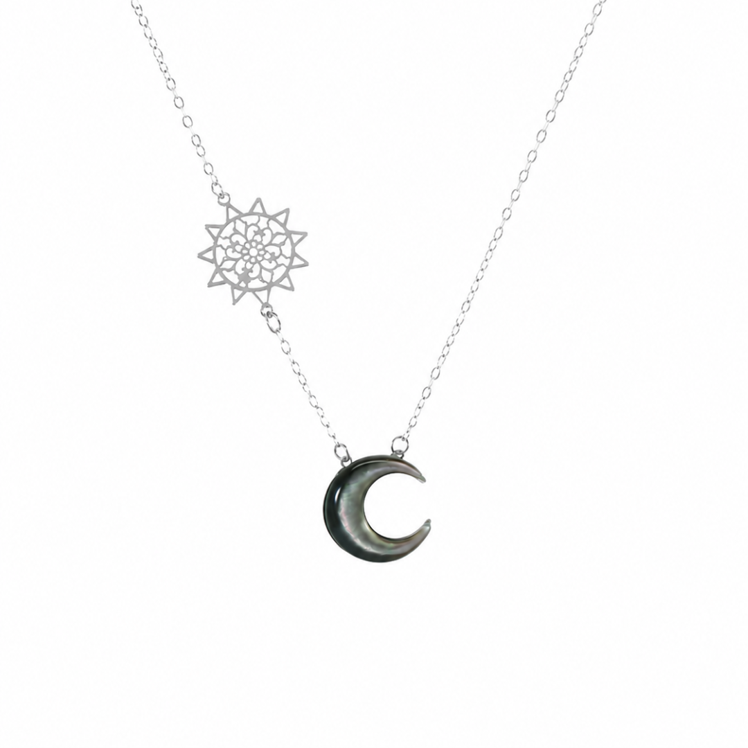 Collier Éclipse de Nacre en Or 18K — image 3