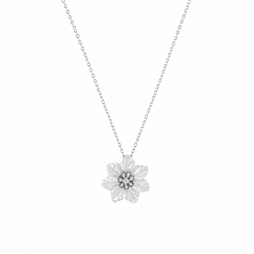 Collier Fleur de Nacre en Or 18K — image 3