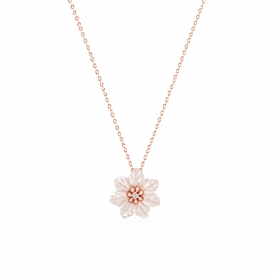 Collier Fleur de Nacre en Or 18K — image 4