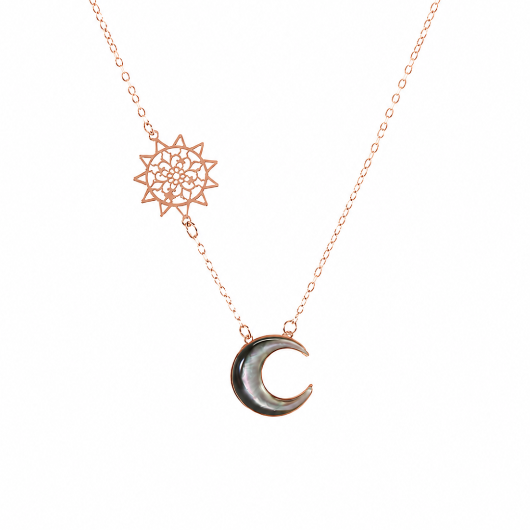 Collier Éclipse de Nacre en Or 18K — image 4