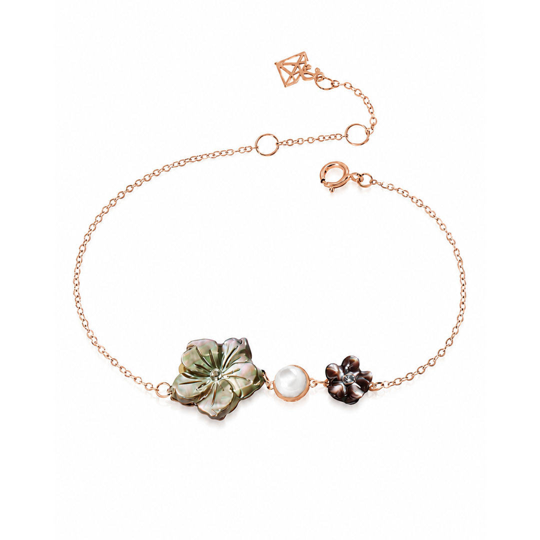 Bracelet Corolle de Nacre en Or 18K — image 1