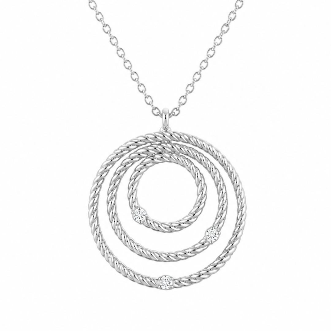 Collier Trois Cercles en Or 18K — image 2