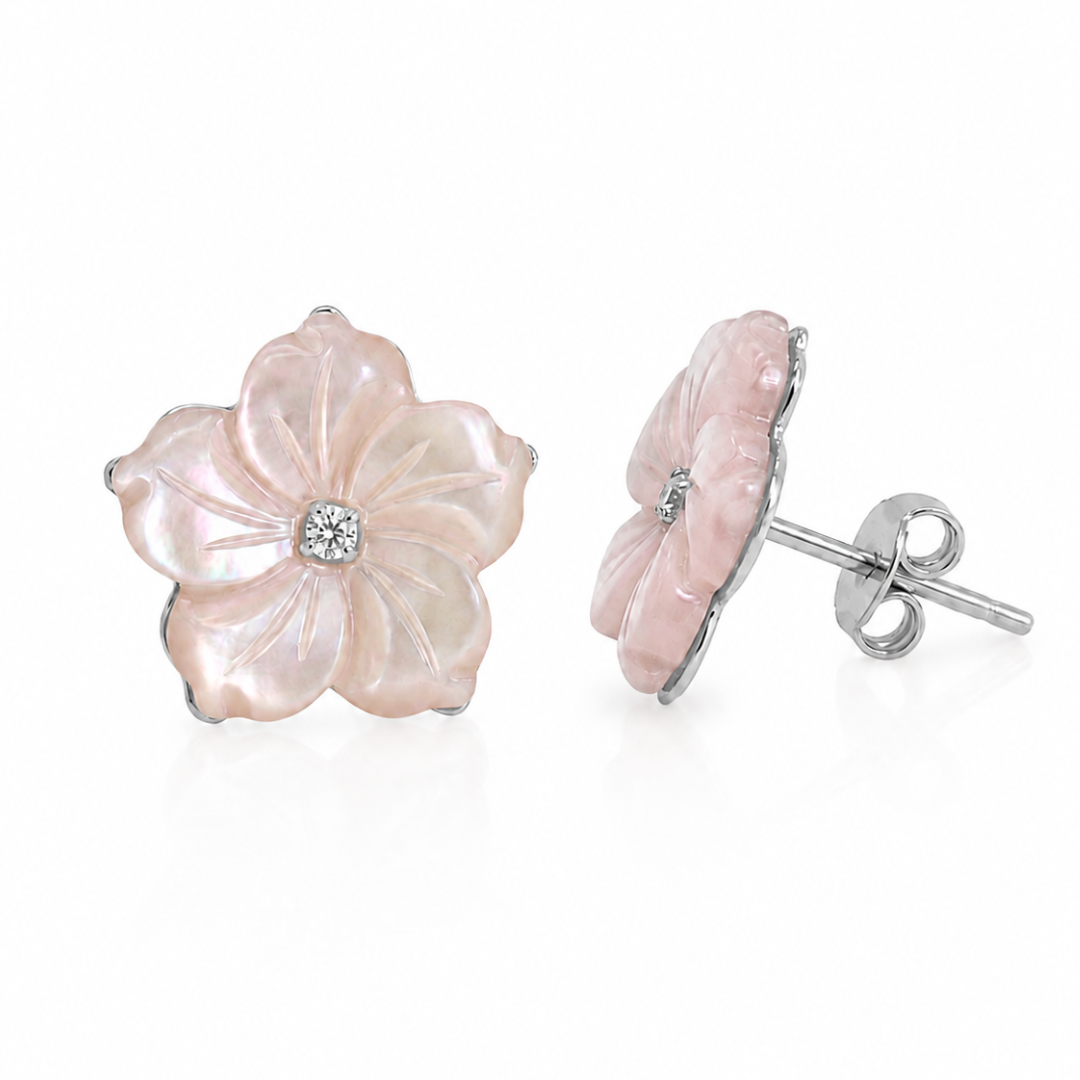Boucles d’oreilles Fleur de Pureté En Or 18K — image 3