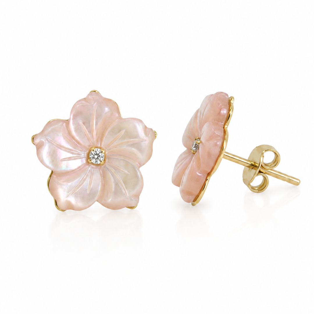 Boucles d’oreilles Fleur de Pureté En Or 18K — image 1