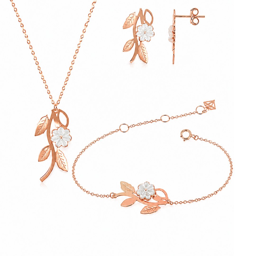 Ensemble Pétale d'Aurore en Or 18K — image 4