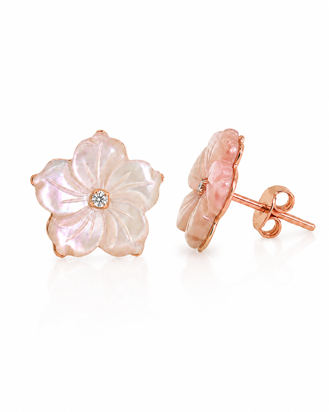 Boucles d’oreilles Fleur de Pureté En Or 18K — image 4