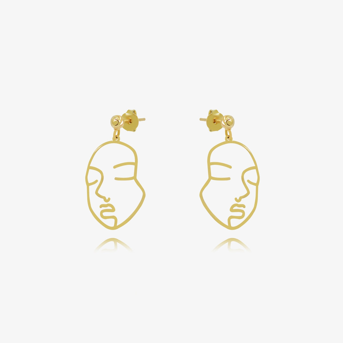 Boucle Visage en Or 18K – Azor