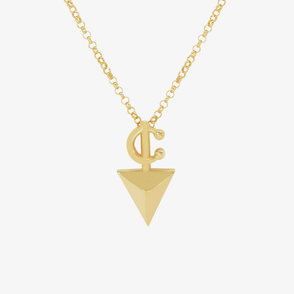 Collier Tagldit flèche en Or 18K – Azor
