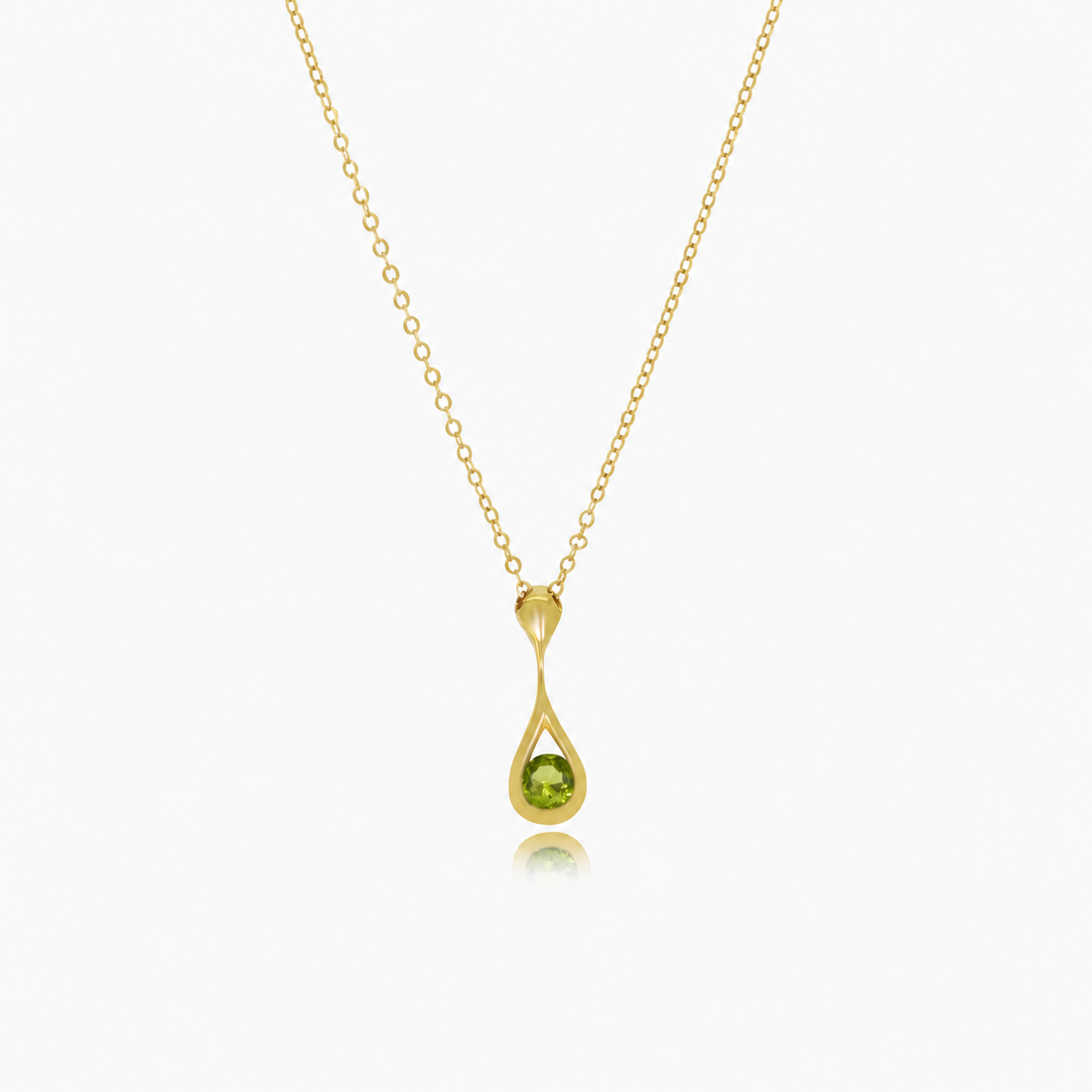 Collier Goutte d'Amour en or 18K Azor, inspiré du safran de Taliouine