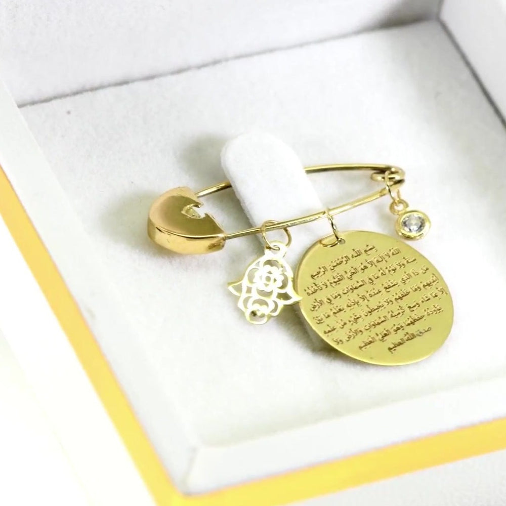 Broche Bébé Personnalisé en Argent massif