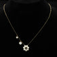 Collier Fleur d’Éclipse en Or 18K