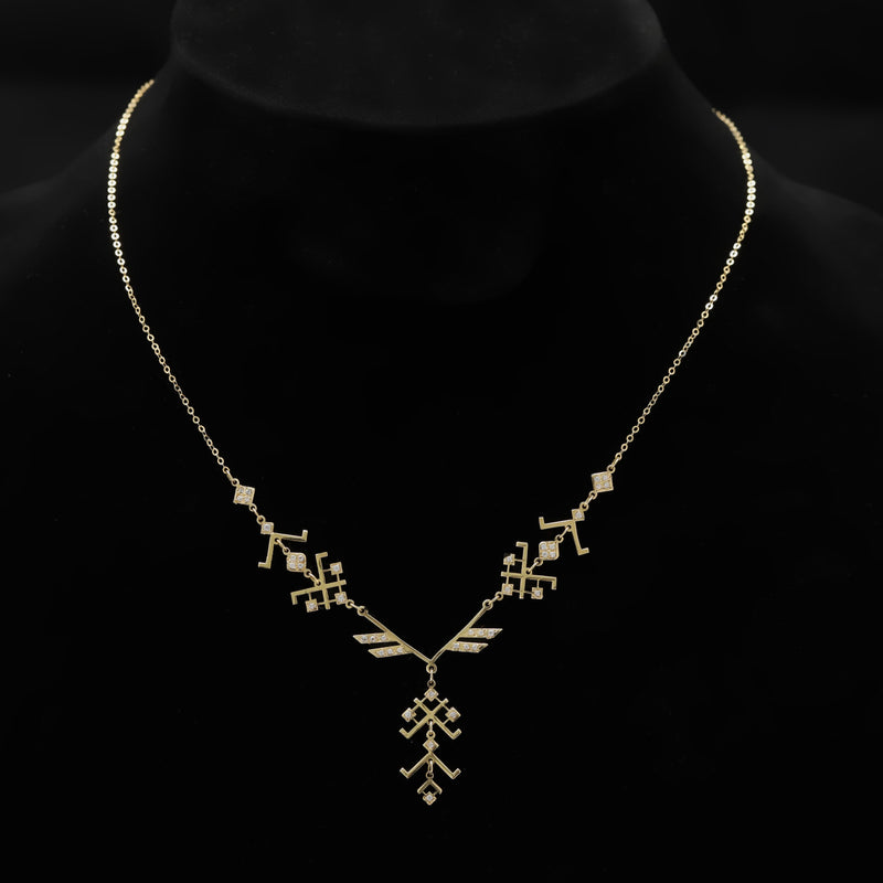 Collier Harmonie Tribale en Or 18K