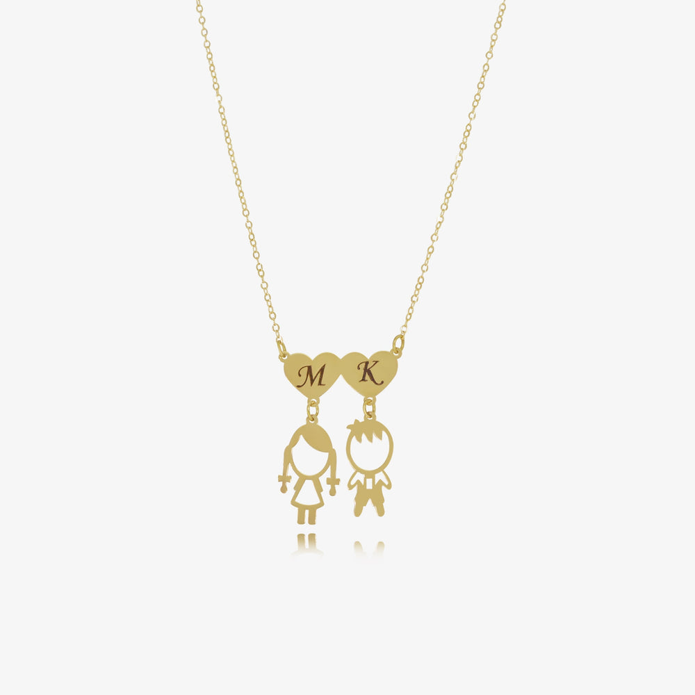 Little Love Necklace in 18k Gold