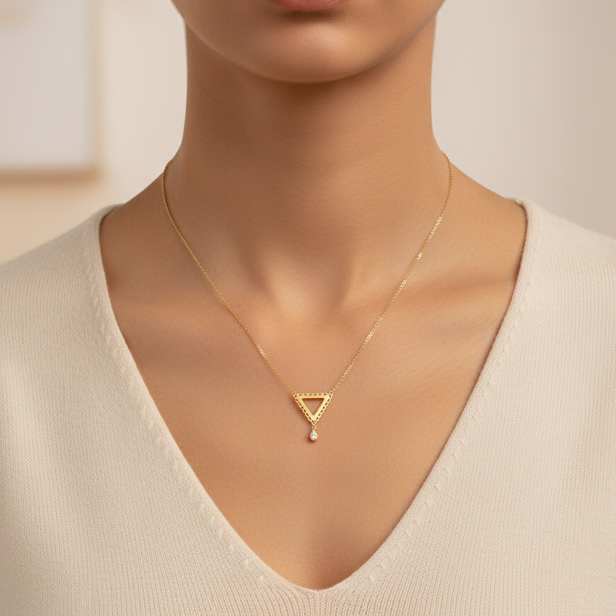 Inverted necklace