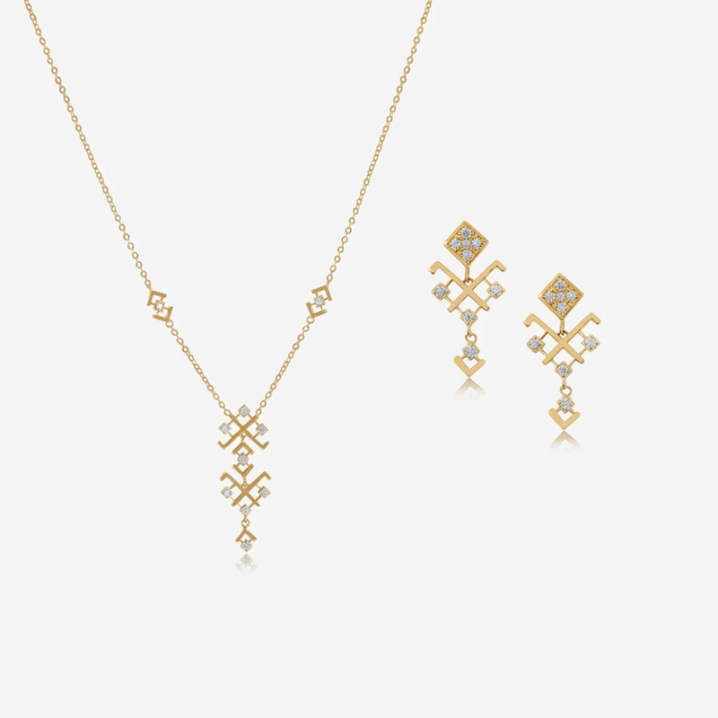 Ensemble Tanirt En Or 18K