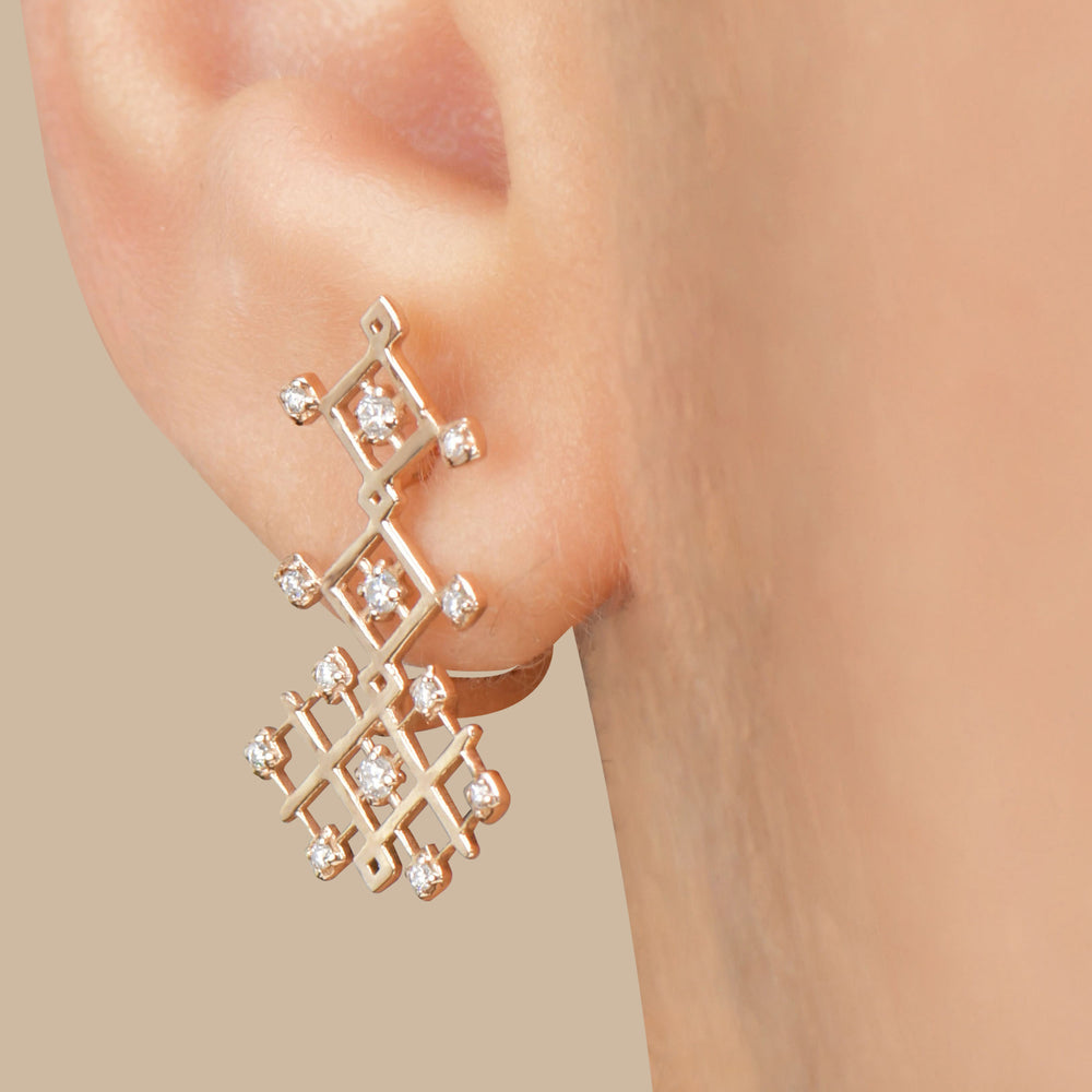 Boucles Lbaz En Or 18K