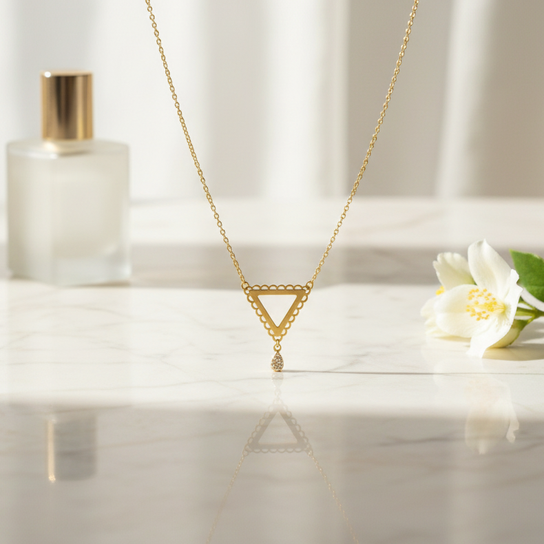 Inverted necklace