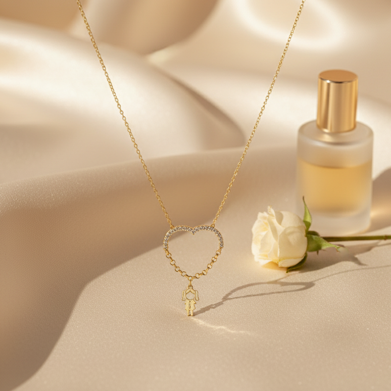 Collier Câlins Célestes en Or 18K