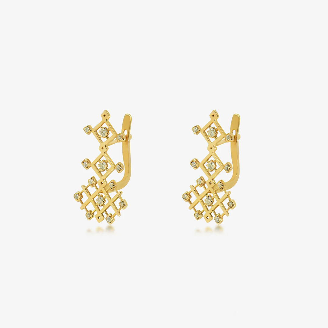 Boucles Lbaz En Or 18K