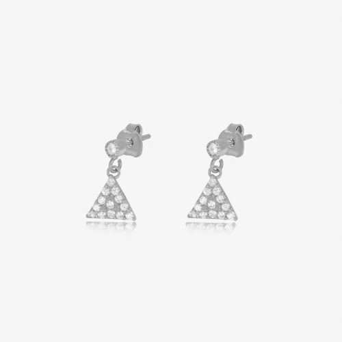 Boucle pyramide en Or 18K