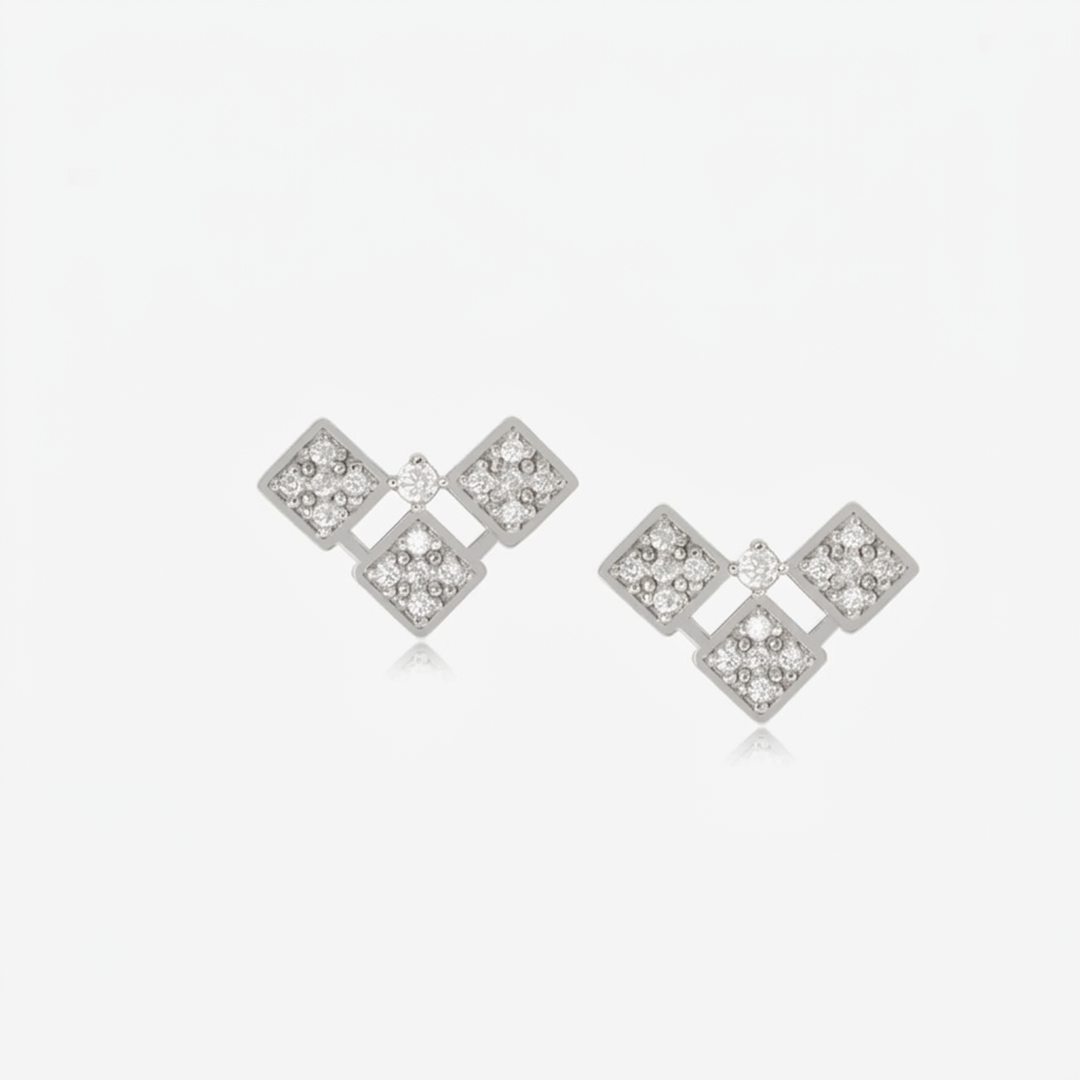 Boucles Trifle tribale En Or 18K