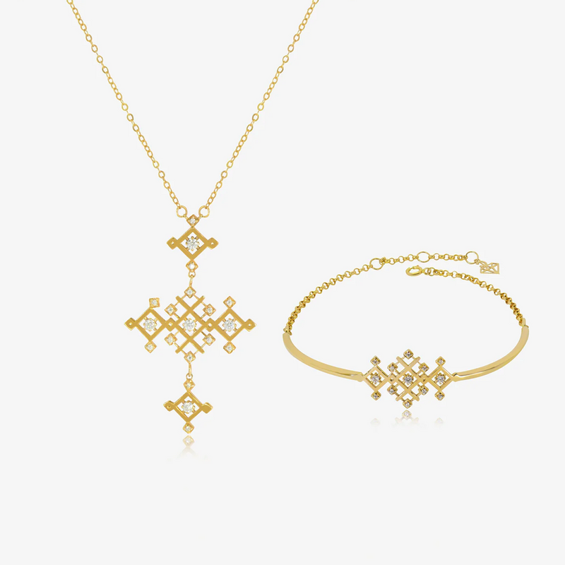 Ensemble Lbaz en Or 18K