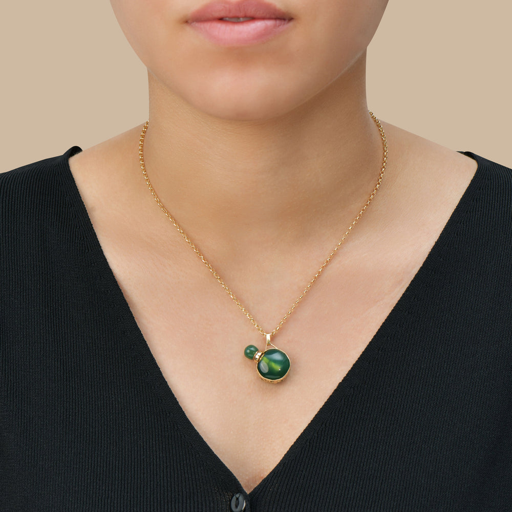 Collier Verdea En Or 18K - Flacons Pierres naturelles