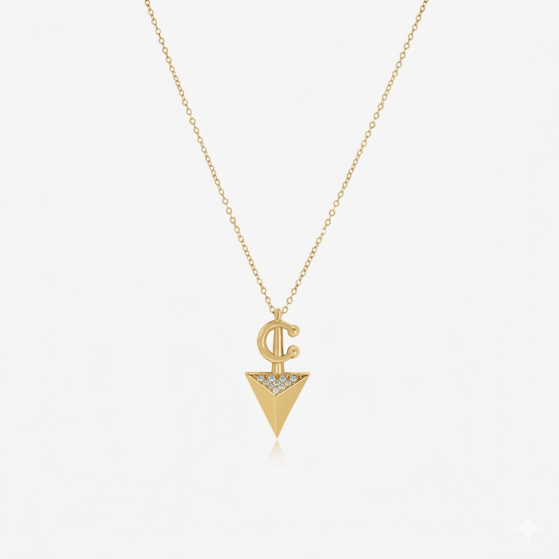 Collier Tagldit En Or 18k et diamant naturel