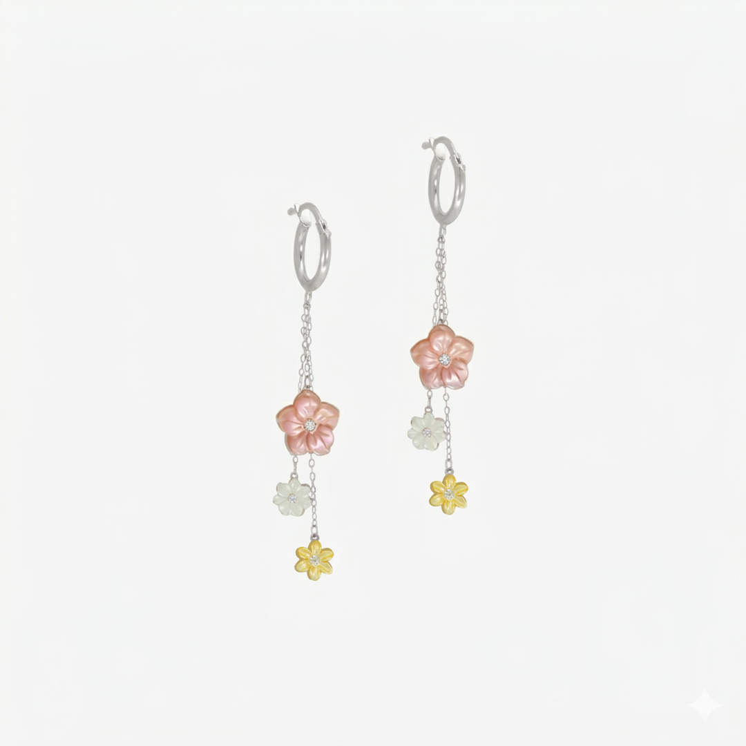 Boucles d’oreilles Éveil Printanier En Or 18K
