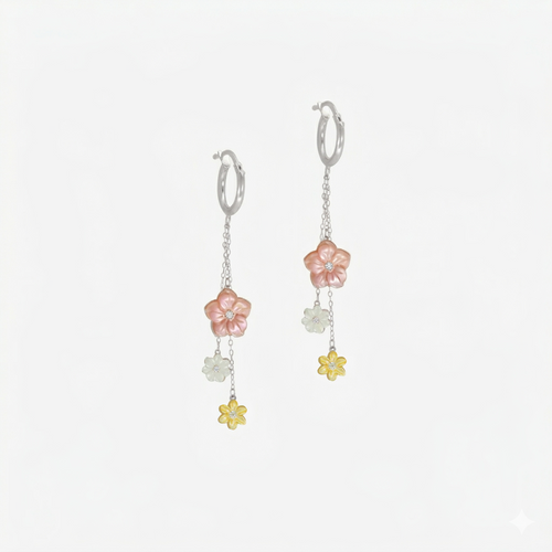 Boucles d’oreilles Éveil Printanier En Or 18K