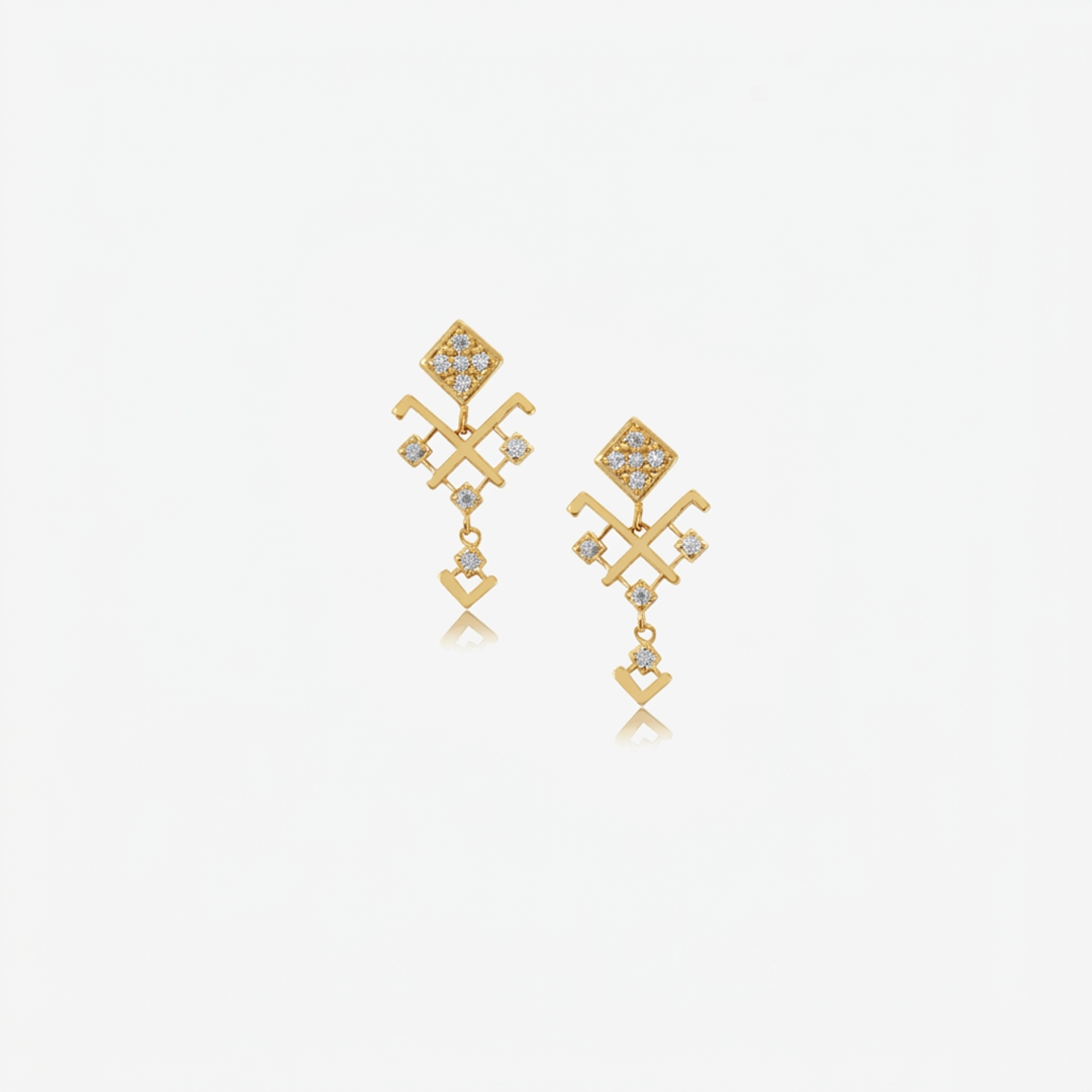 Boucles d'oreilles Tanirt en Or 18K