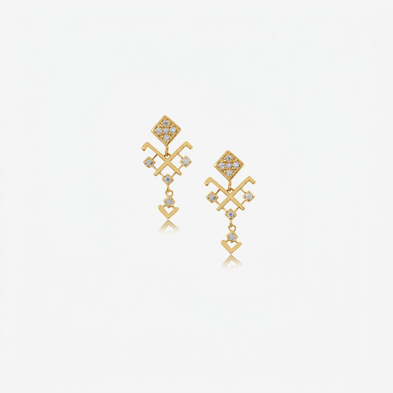 Boucles d'oreilles Tanirt en Or 18K